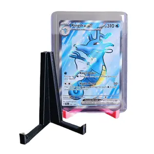 5 Pack - 3D Printed Card Stand – Perfect for Toploaders, Sleeved & Raw Cards  - Sports Pokemon Star Wars Lorcana MTG Card Display TCG Organizer For Collectors