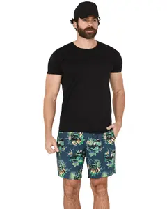 Cinch Men's Tractor Floral Print Stretch Board Shorts - Mb58135007