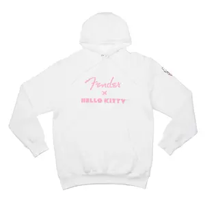 Hello Kitty x Fender White Sleeve Logo Hoodie