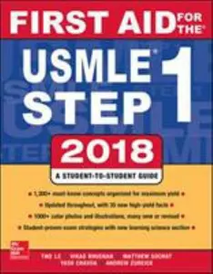 USED-First Aid for the USMLE Step 1 2018, 28th Edition by Le, Tao (Paperback)