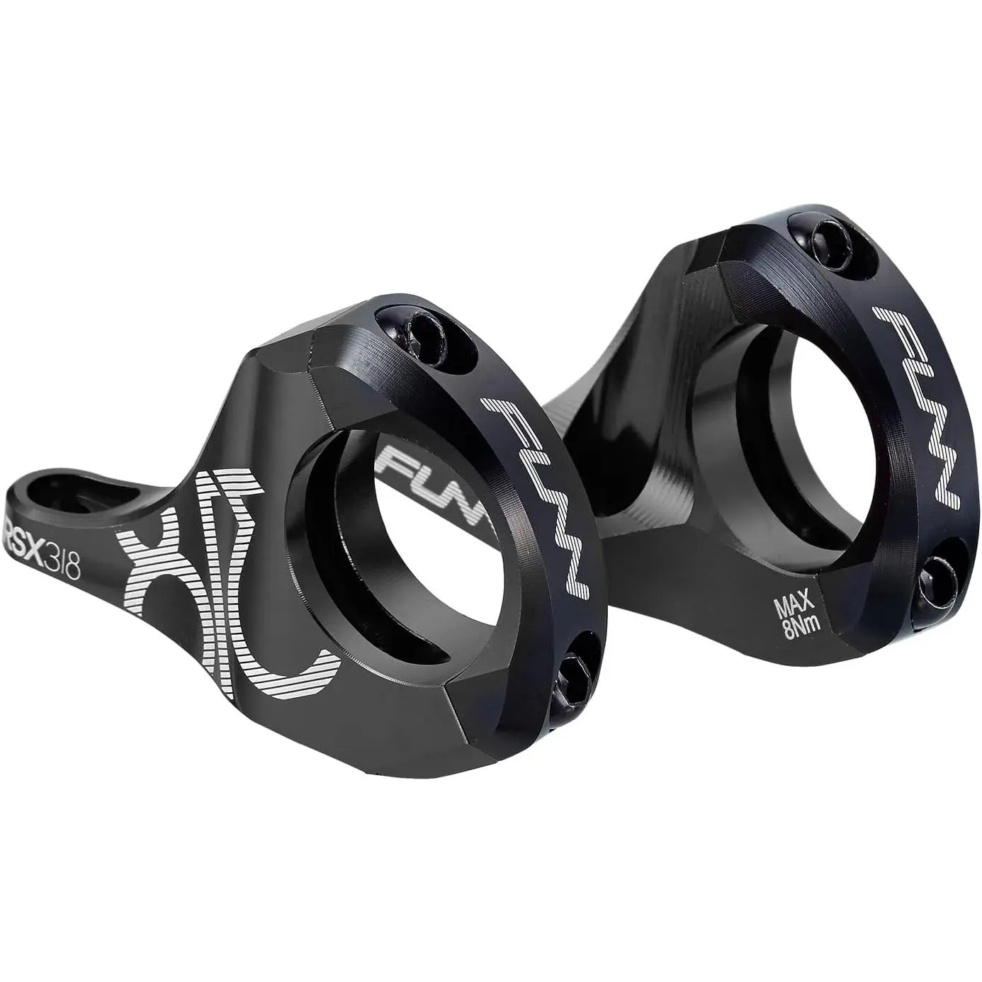 RSX Downhill Mountain Bike Direct Mount Stem - 31.8mm Bar Bore, Precision CNC Manufactured, 2-Piece Lightweight Split Design for Dual Crown Forks, 45-50mm Adjustable Extension, Aerospace Alloy, Mountain Cycling, 20Mm Rise