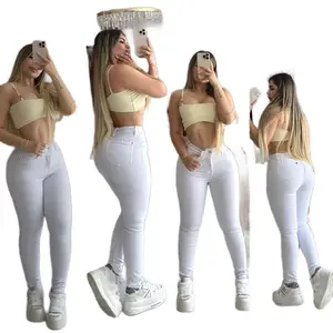 Colombian Stretch Jeans – High Waist Premium Denim, Body-Shaping Fit