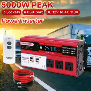 Portable Fast-Charging Car Power Inverter – Ultra Safe & Reliable, Durable Travel Adapter for Outdoor, Home & Emergency Use