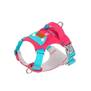 New dog backpack pet harness leash size medium and large comfortable dog harness