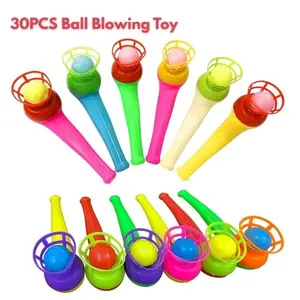 30PCS Floating Ball Blowing Toy Set for Kids – Easter Gift, Blow Pipe Balance Game, Party Favors, Birthday Toys for Boys & Girls
