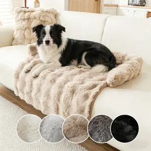 Dog Beds Crate Pad for Medium/Large Dogs Fit Dog Crates,Ultra Soft Dog Cat Pet Pad,Washable & Anti-Slip Kennel Pad for Dogs Cozy Sleeping Mat,Gray,30inch