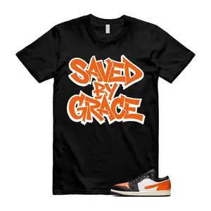 1 Alternate Low Shattered Backboard Black Starfish Orange White T Shirt Match SAVED BY GRACE