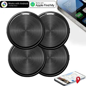 Air Tag 2/4-Pcs, Dual System Smart Tag Mini Wireless Tracker,Anti Loss Locator For IOS Find My&For Android Find Hub Devices, Key Finder And Item Locator Smart Tag With Key Ring/Lanyard, Tracker Tag For Keys/Luggage/Wallet