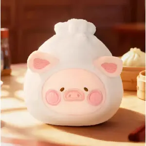 1227. LULU THE PIGGY Dim Sum House Food Hunter Series Plush Keychain Blind Box