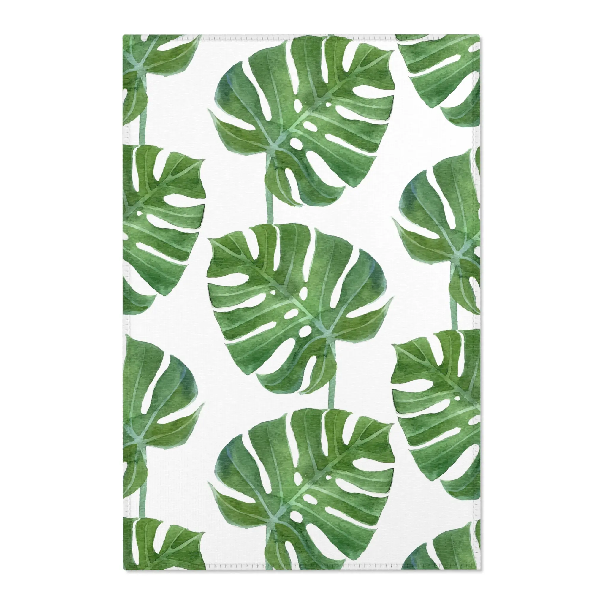 Tropical Leaf Area Rug Tropical Leaf Area Rug