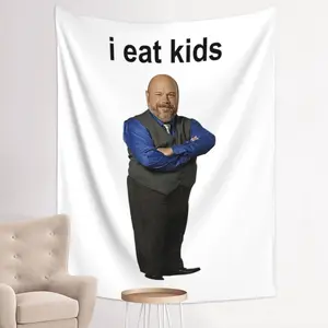 I E-at Kids Bertram Tapestry Aesthetic Tapestrys 3x5Ft Funny Meme Tapestries Wall Hanging Art Poster For Bedroom Living Room