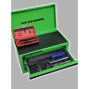 35-Piece Flex-Head Bit Set Organizer | Mini Toolbox Drawer Insert