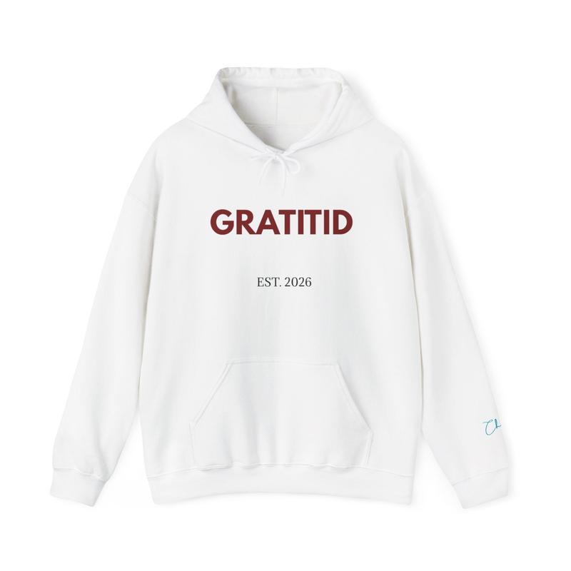 "GRATITID 1012" Hoodie - Unisex Heavy Blend Design by CHENÈT