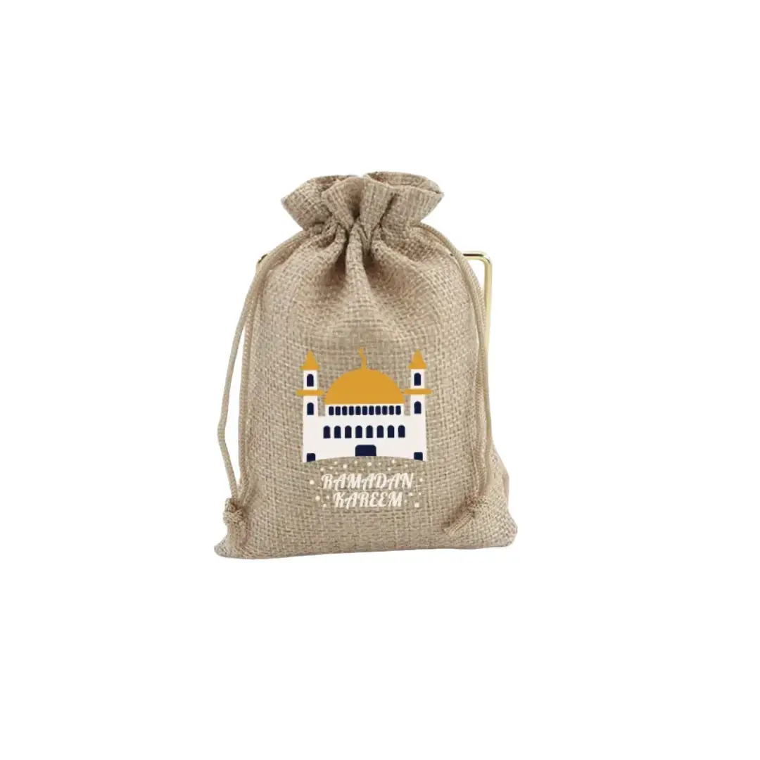 Ramadan Drawstring Favor Gift Bag Eid Decoration - 5 pack