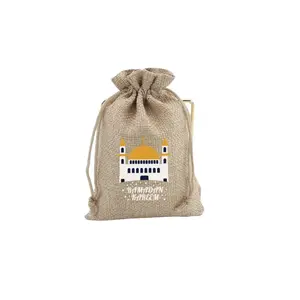 Ramadan Drawstring Favor Gift Bag Eid Decoration - 5 pack