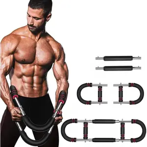 60 100lbs Adjustable Arm Strength Twister Home Fitness Equipment Portable Forearm Triceps Shoulder Chest Trainer