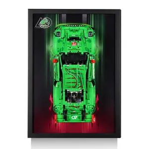 Display Wallboard for 42224 Porsche 911 GT3 R REXY AO Racing Car, Adult Collectibles Wall Mount for Home or Office Décor(Model Car Not Included)