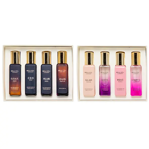 Bellavita Luxury Him & Her Gift Set | Couple Perfume Combo | Men's & Women's Gift set | Romantic Fragrance Set for Couples | Vegan & Cruelty-Free Bellavita Luxury Him & Her Gift Set | Couple Perfume Combo | Men's & Women's Gift set | Romantic Fragrance Set for Couples | Vegan & Cruelty-Free