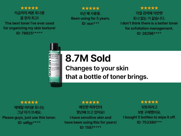 [SOME BY MI] Korean AHA-BHA-PHA Toner&Cleanser Set - Acne Clear Body Cleanser+Foam+Toner - Korean Skincare for Clear Pores & Acne Relief