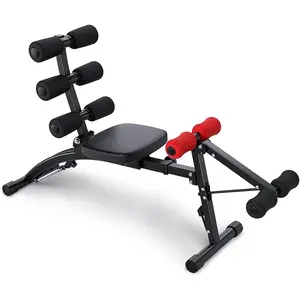 Ab Machine, Multi-Functional Adjustable Ab Trainer, Ab Workout Bench for Home Gym, Sit Up Machine for Abdominal, Exercise Chair for Full Body Workout