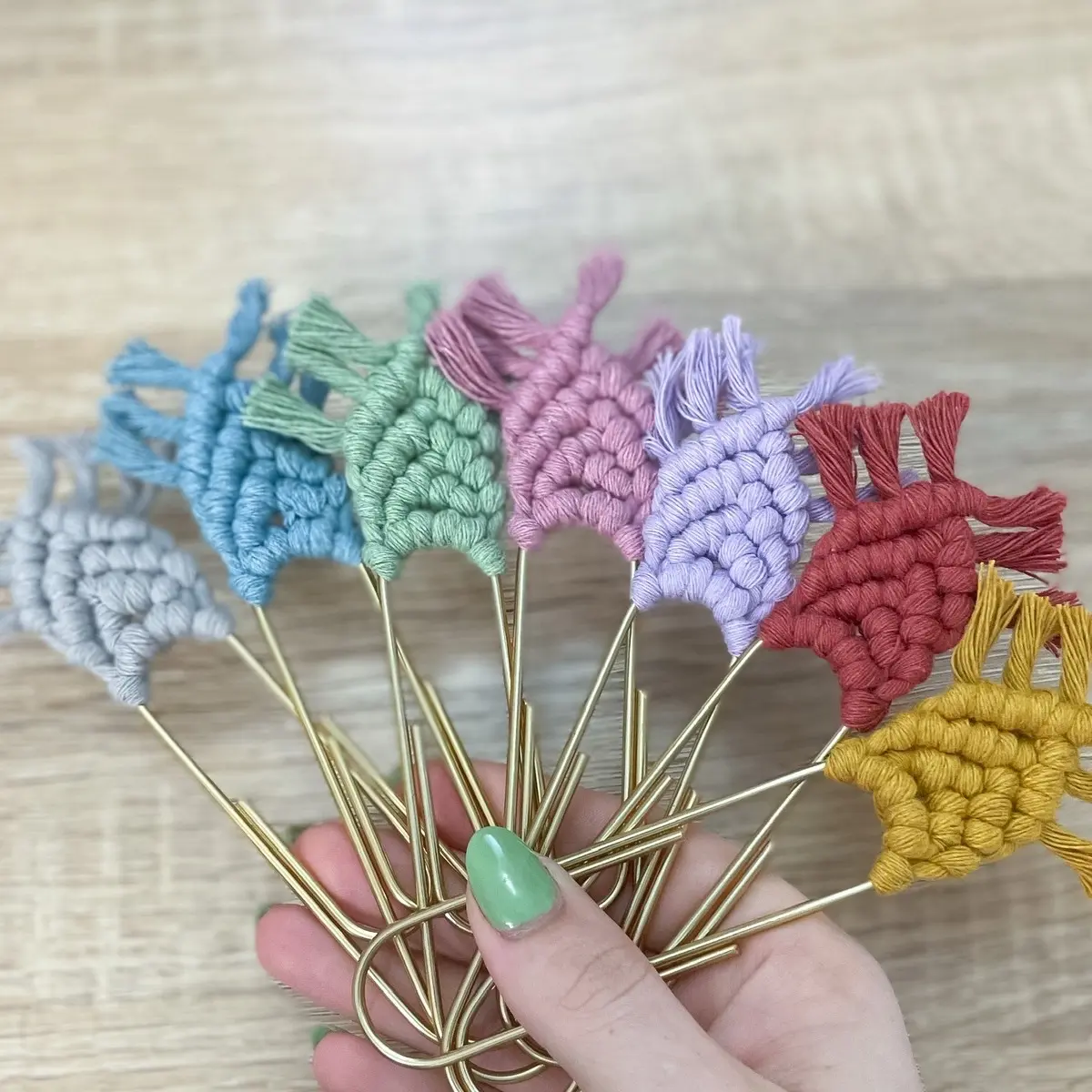 Macrame Paperclip Bookmark