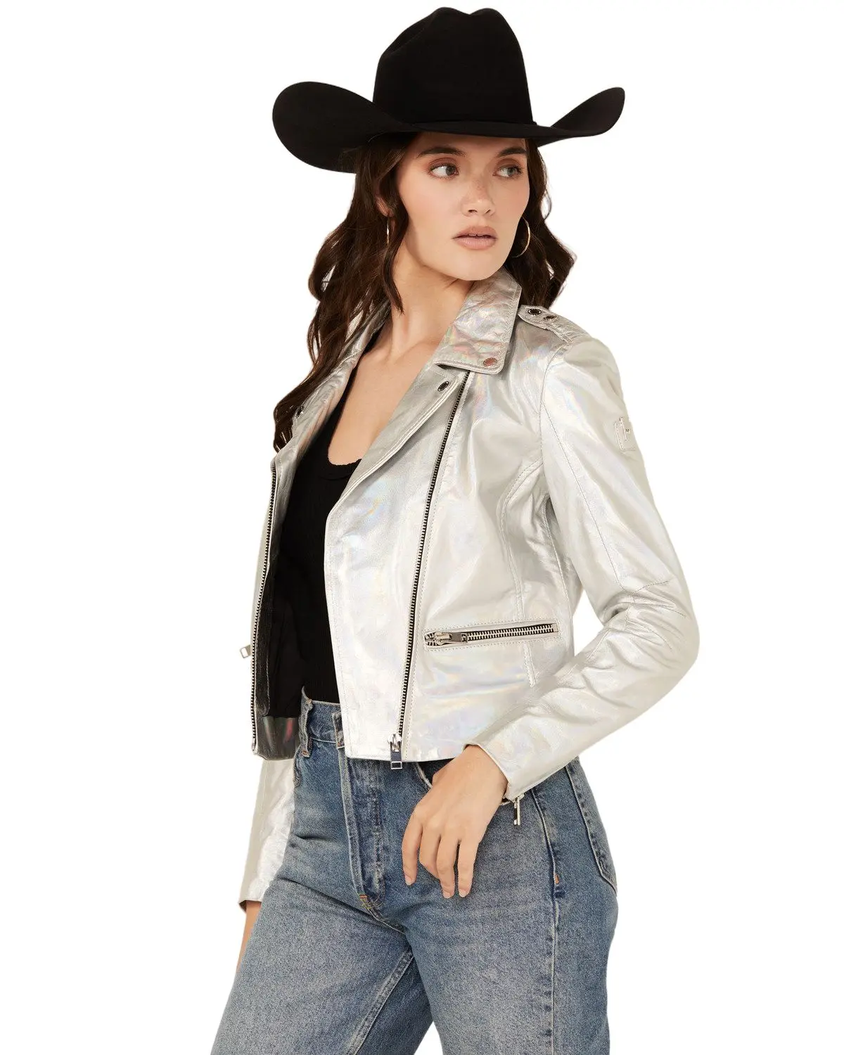 Mauritius Leather Women's Women'S Adeni Iridescent Jacket - Adenirf