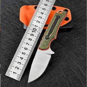 Fixed Blade Knife BM 15017 – 2.79" 8Cr13MoV Steel, Full Tang G10 Handle with Kydex Sheath, Kitchen knife