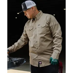 WorkForce Long Sleeve Work Shirt - Khaki