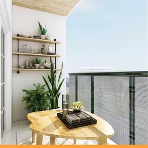 Coolaroo  6 x 15 ft. 70 Percent UV Block Shade Fabric, Stone