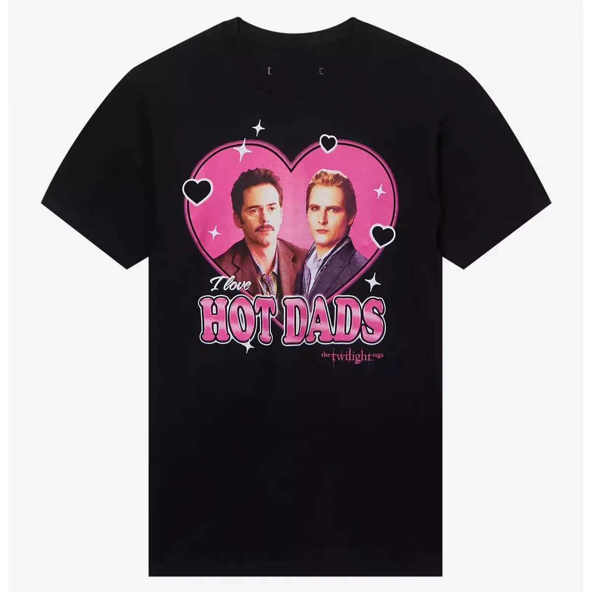 The Twilight Saga Hot Dads T-Shirt | Funny Vampire Movie Graphic Tee | Pop Culture Meme Shirt | Unisex Fan Gift | Unisex Menswear Womenswear Top