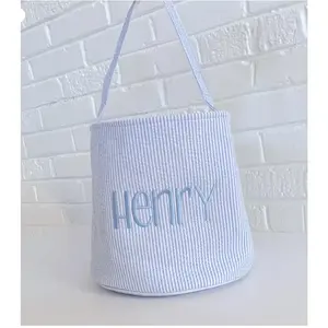 Seersucker and Gingham Baskets