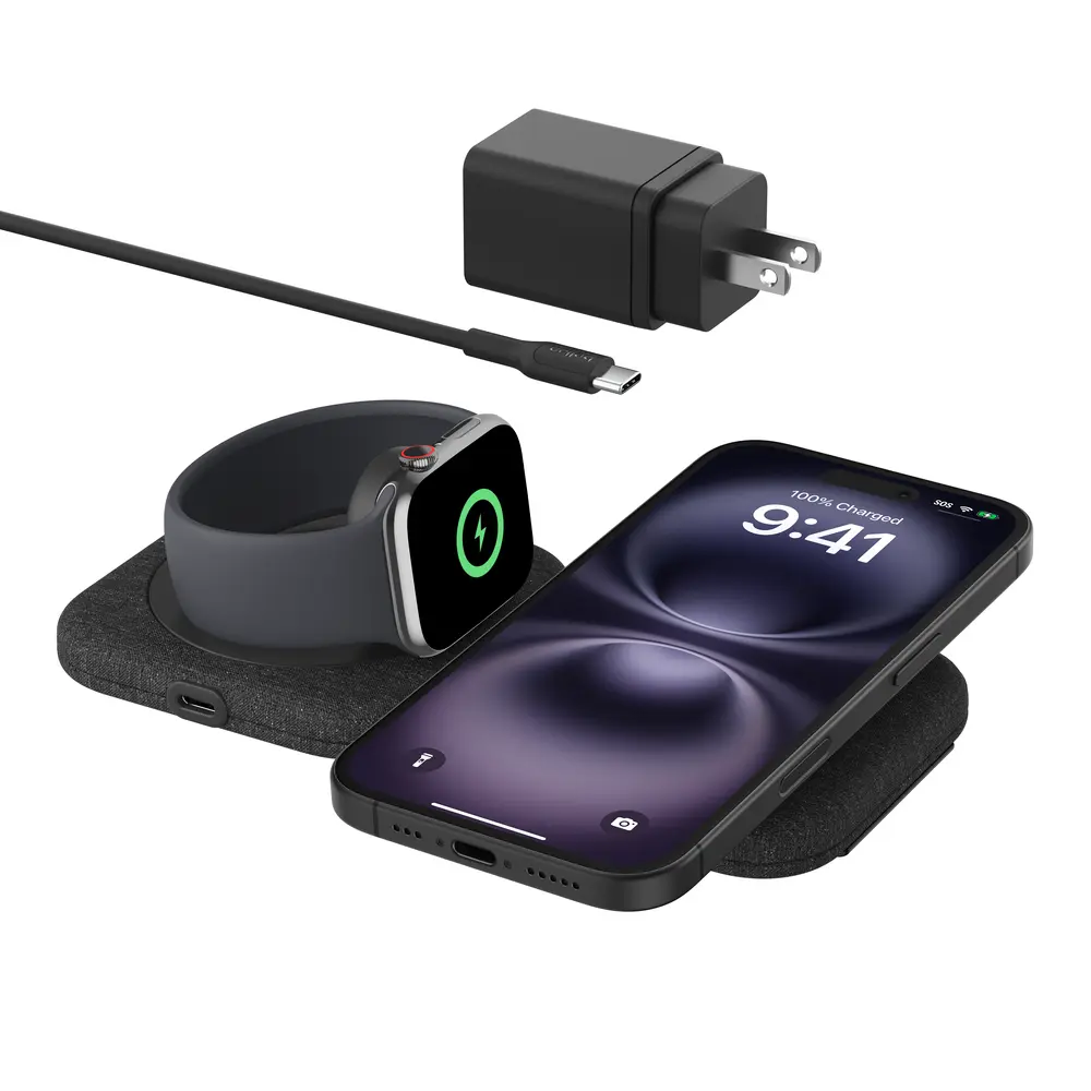 Belkin BoostCharge Pro Sale 2-in-1 Magnetic Charging Travel Pad with Qi2 15W Belkin BoostCharge Pro Sale 2-in-1 Magnetic Charging Travel Pad with Qi2 15W