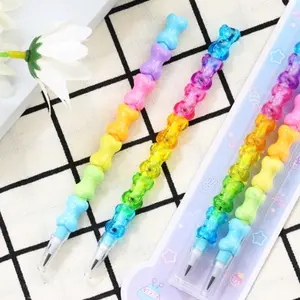 Creative Building Block Pencils, Detachable Multi-Function Bullet Pencils, No Sharpening Needed, Perfect for Home Use, Fun and Convenient