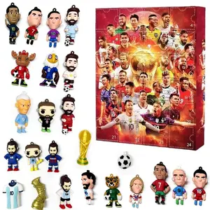 2026 World Cup Football Blind Box,Calendar Edition, Collectible Star Player Boxes,Fun Desk Decor, Surprise Bag, Fan Exclusive Gift