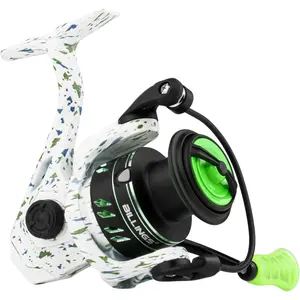 RUNCL Billings Spinning Reel 2000–5000 Series - 17.6lbs Max Drag, CNC Aluminum Spool, Smooth 5.2:1 Retrieve, Lightweight Freshwater & Saltwater Fishing Reel for Bass, Trout, Carp (2000)