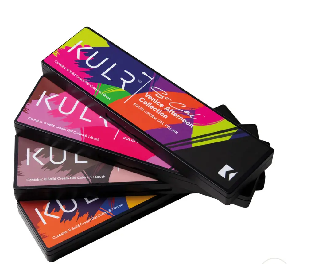 KULR 100g Cosmetic Gel Cream Nail Polish Collections, Highly Pigmented Manicure Polish Product