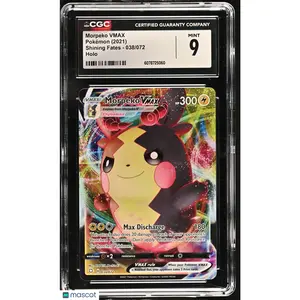2021 Pokemon Shining Fates Morpeko VMAX #038/072 Holo CGC 9 MINT