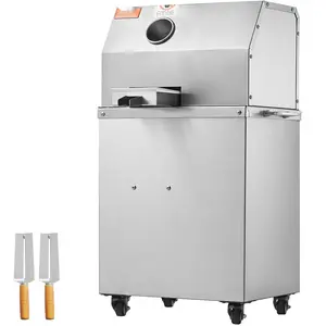 Electric Sugar Cane Juicer Machine, 800W High Output, 661 LBS/H, 3 Stainless Steel Rollers, 2.4 Inch Large Inlet, Sugarcane Juice Extractor And Squeezer On Wheels For Home And Commercial Use