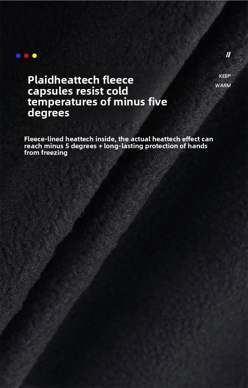 Outdoor Winter Gloves, Touchscreen andWindproof Full-Finger Gloves for Sports, Travel,and Daily Activities,Men's And Women's Fleece Gloves