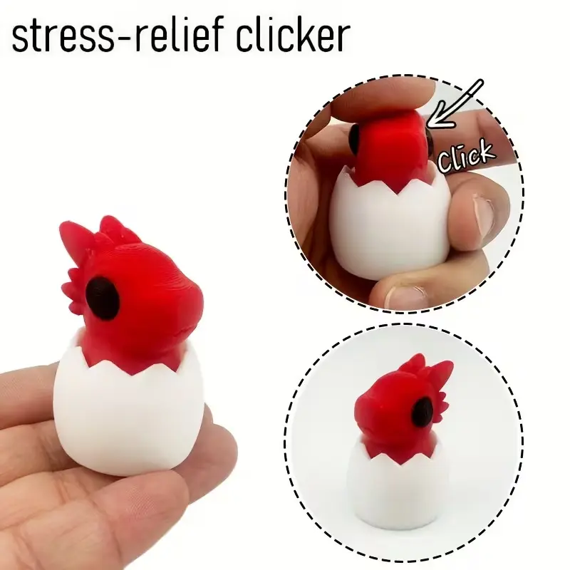 Little red dinosaur clicker