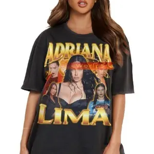 Vintage Adriana Lima Homage Shirt - Retro 90S Sweater For Fans