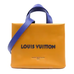 Pre-owned Louis Vuitton Calfskin Shoulder Bags Shopper Tote MINI 2way bag