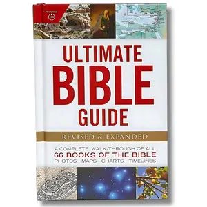 The Ultimate Bible Guide: A Complete Walk Through All 66 Books of Bible Photos Charts Timelines week book faith perfect bible daily prayer