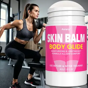 Foot Glide, Marathon Runner Must Haves, Body Glide,Use Before & After Training, Moisturizing & Lightweight Formula, All-Day Comfort, Reduces Friction, Prevents Chafing, Non-Greasy, Fast-Absorbing,40g Portable For Athletes