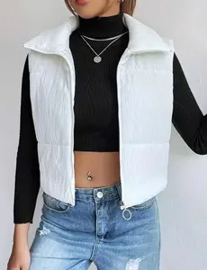 White Puffer Vest