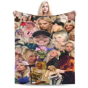Renee Rapp b-themed comfortable flannel blanket, suitable for naps, camping, travel, and office decoration |   The perfect gift for friends, family, and loved ones