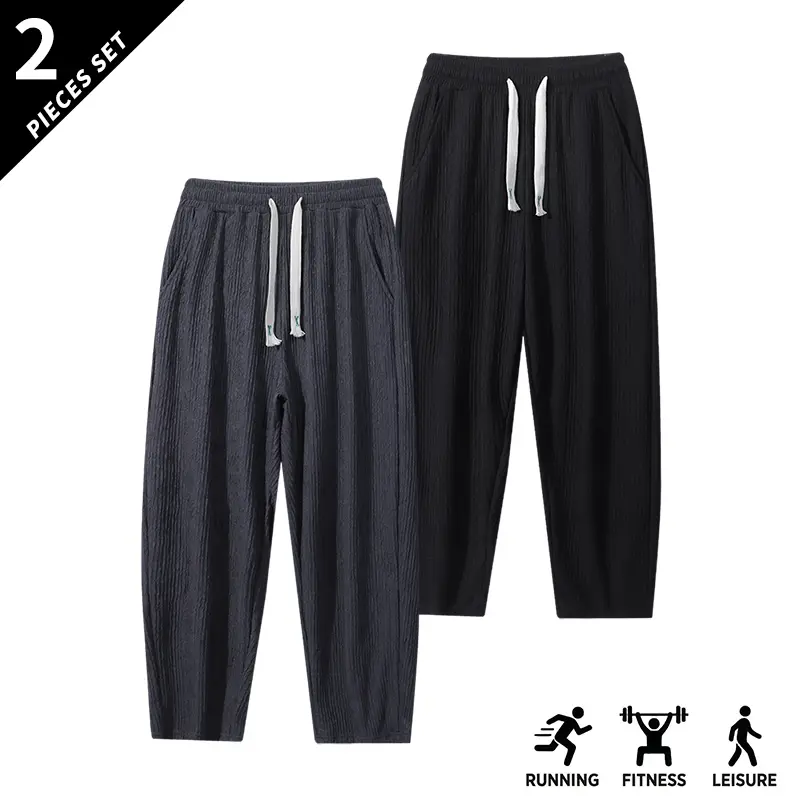 2PCS-Dark gray + black