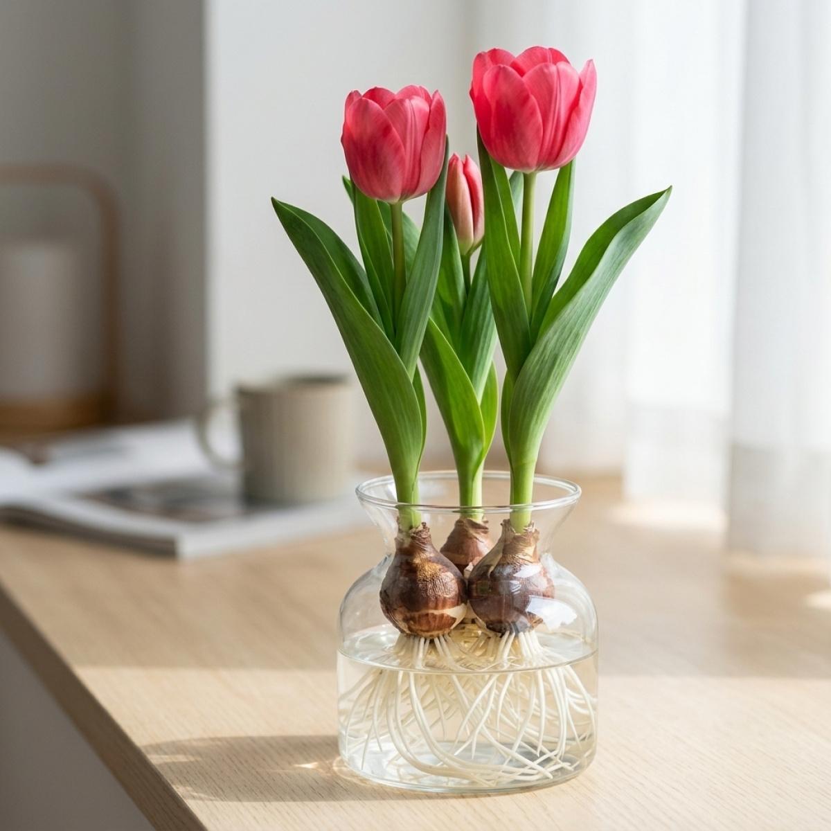 Easy Grow Tulip Bulbs for Home Garden Rare Dutch Tulip Seeds with Long Stem Beautiful Flowers Perfect for Spring & Fall Planting Indoor Outdoor Decoration