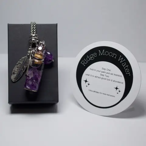 2.0 Amethyst Moon Water Necklace