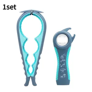1set Multifunctional Portable Lightweight Bottle Opener Set, Arthritis Hand Bottle Opener, Easy Can Opener for Seniors, Children, Women, Weak Hands